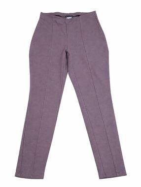 Express Slim Ponte Pull On Pants Mauve Purple Size S High Rise Stretch